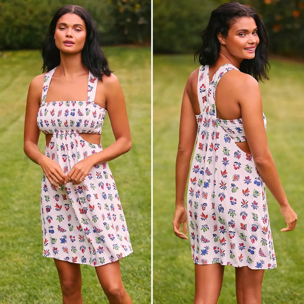 Anthropologie, The Piper Bandeau Cutout Mini Dress NWT